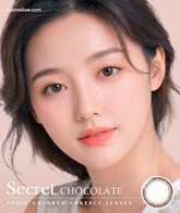 【年間】シークレットチョコレート(トーリック)カラーコンタクトレンズ